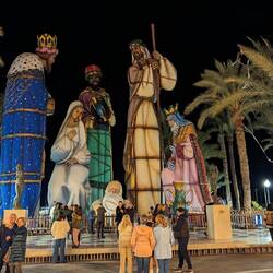 Die größte Krippe der Welt, leider nicht beleuchtet