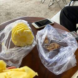 Ananas mit Chili-Salz