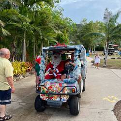 Der Weihnachtsmann war auch auf dem Campingplatz unterwegs 😍🎅🏽
