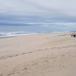...der Strand vor der Tür