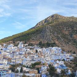 Blick auf Chefchouen