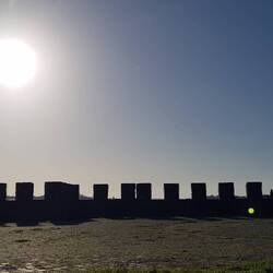 Steinalte Burgzinnen...