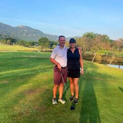 Golfing on Christmas Day. What a treat!