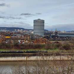 Die City von Völklingen ist kaum zu erahnen!