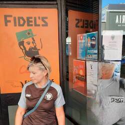 Fidels Café in der Cuba Street