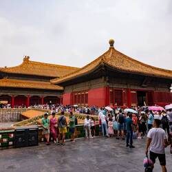 In the foreground, Hall of the Union and in the background, Palace of Heavenly Purity
