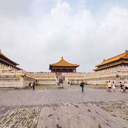 In the middle, the Hall of the Middle Harmony