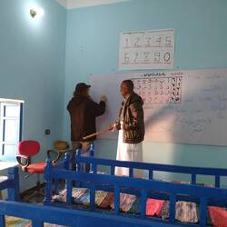 Dutch Chris getting spanked for not remembering his Arabic numbers