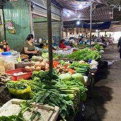 local market (vegetables)