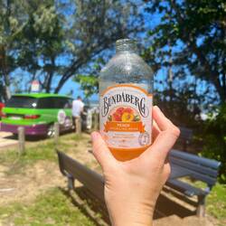 Eine Erfrischung darf natürlich nicht fehlen!