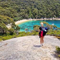 Gleich am Ziel in der Refuge Cove
