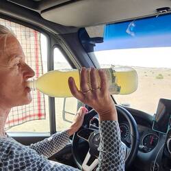 Drink that energy drink before heading off into the sand chaos