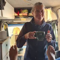 ......and served coffee in bed! Yea!