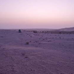 Morning glory, no sand storm and total silence.