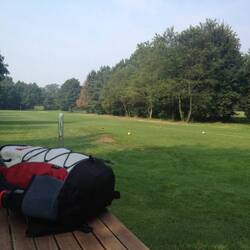 Rast auf dem Golfplatz Hof Loh