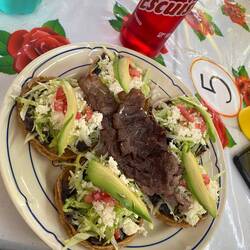 Sopes con cecina
