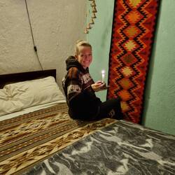 Der neue Pulli hält schön warm