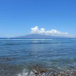 View from Lāhainā towards Lanaʻi.