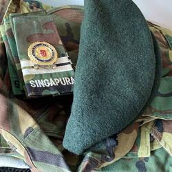 I saved my beret, one shirt, and my rank insignias.