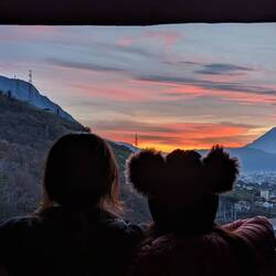 The view from Schloss Runkelstein.. just got there before closing