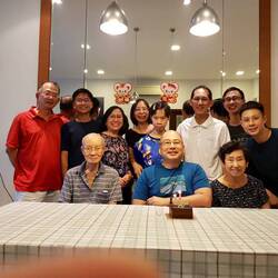 Chinese New Year and birthday celebration.