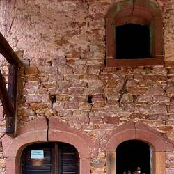 Die Hilster Mühle von 1583, war wohl auch aus Buntsandstein gebaut!