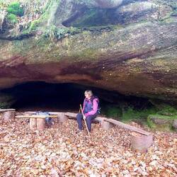 ...und auch mit vielen Höhlen und super Pausenplätzen!