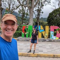 Every Ecuadian town has a selfie spot