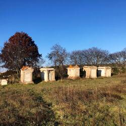 Park der Felskirchen von Matera - haben wir auf Gräbern geschlafen?