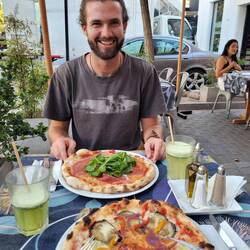 Mhh richtig feini Pizza 😁