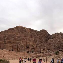 Tombs built into the cliffs