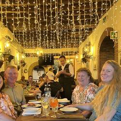 Cathing up with Jennifer and Katherine in Rome