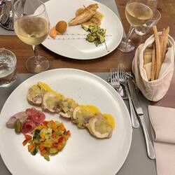 Poshest dinner in Orvieto