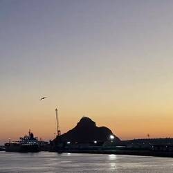 Sunset departure — Mazatlan, Mexico.