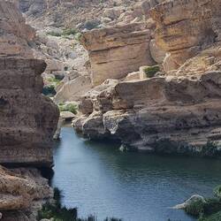 Fresh water in the.middle of the desert