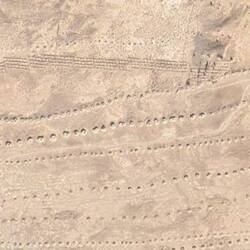 Satelliten Bild der Khettaras von Errachidia