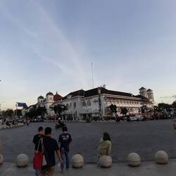 Die berühmte "Kilometer 0" Kreuzung