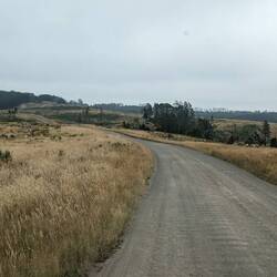 Straße zum Stellplatz