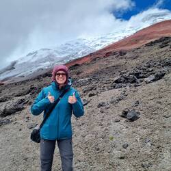 Der Gipfel zeigt sich langsam