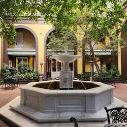 Our courtyard