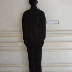 Museum of the Revolution - stone figure used for target practice.