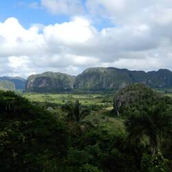 Our view of Vinales Valley from the state run hotels.