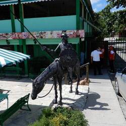 The Don Quixote themed restaurant where we ate lunch.