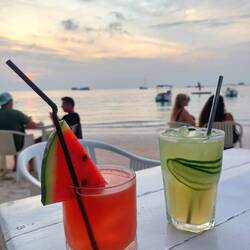 Erholung am Strand nach 4 intensiven Tagen 🍹