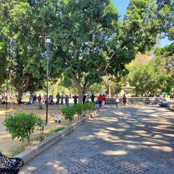 We came upon a dance class at Parque El Llano!
