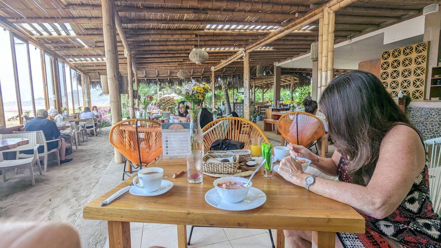 Our breakfast spot