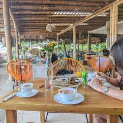 Our breakfast spot