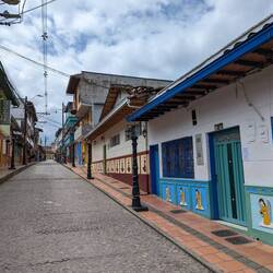 Colourful houses in Guatapé