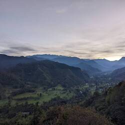 Sunrise over Valle de Cocora