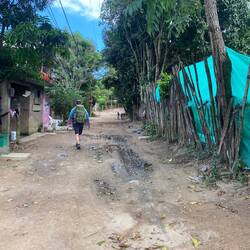 Unser weg zum Airbnb
